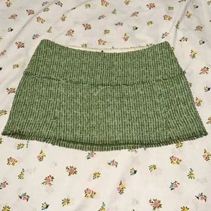 Abercrombie & Fitch Y2K Tweed Mini Skirt